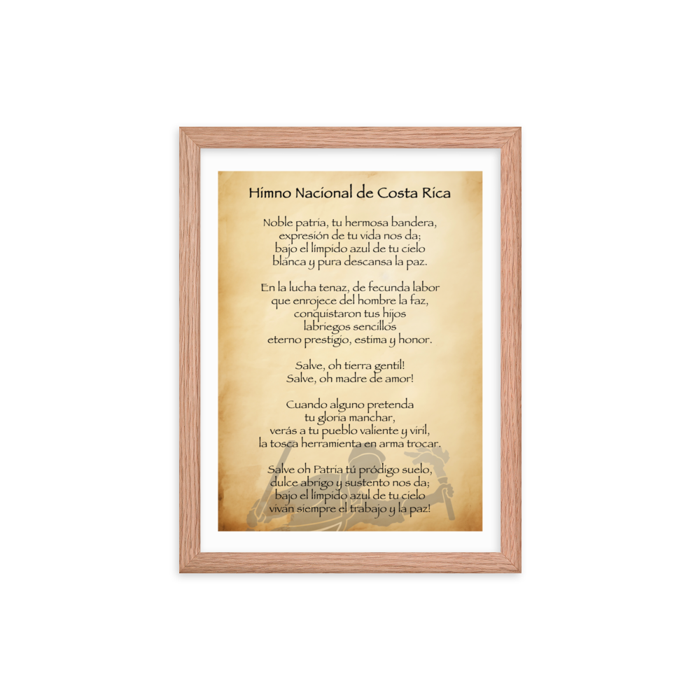 Himno Nacional de Costa Rica (Nationalhymne)