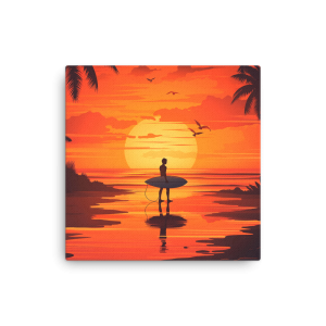 Costa Rica Sunset Surfer