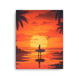 Costa Rica Sunset Surfer