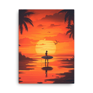 Costa Rica Sunset Surfer