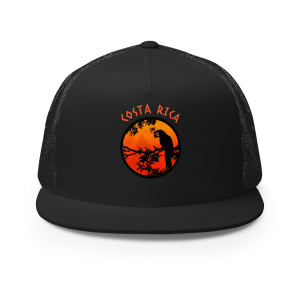 Costa Rica Trucker Hat - Scarlet Macaw Design
