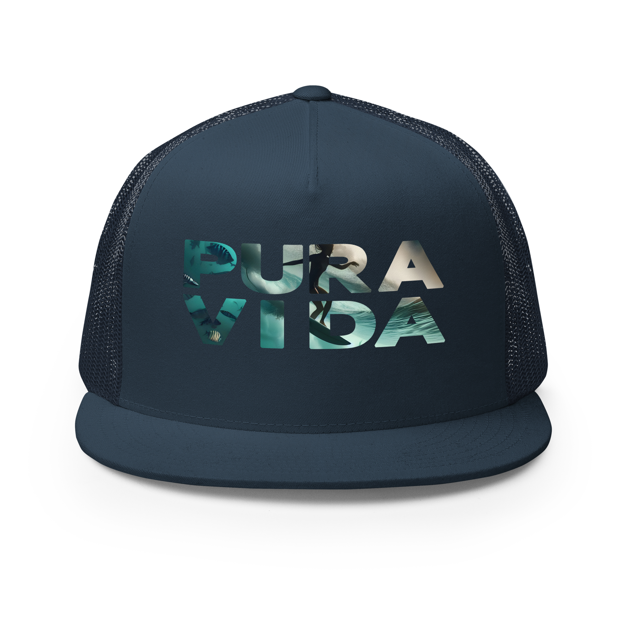 "Pura Vida" Trucker Hat: Surf's Up in Costa Rica