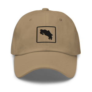 Costa Rica Map Hat
