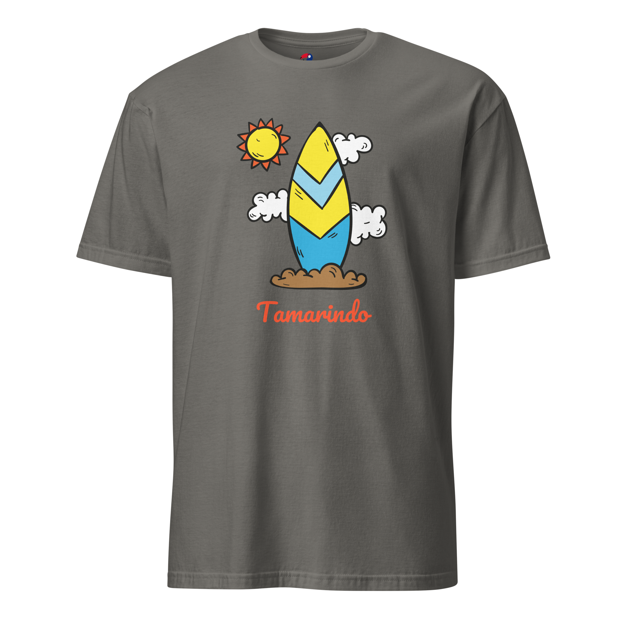 T-shirt Costa Rica Planche de Surf et Soleil de Tamarindo