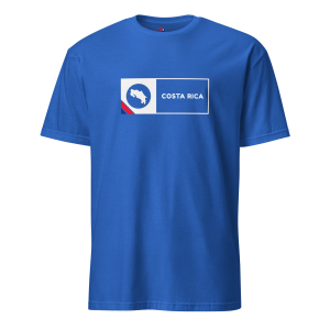 Costa Rica Map Design with Flag Colors T-Shirt