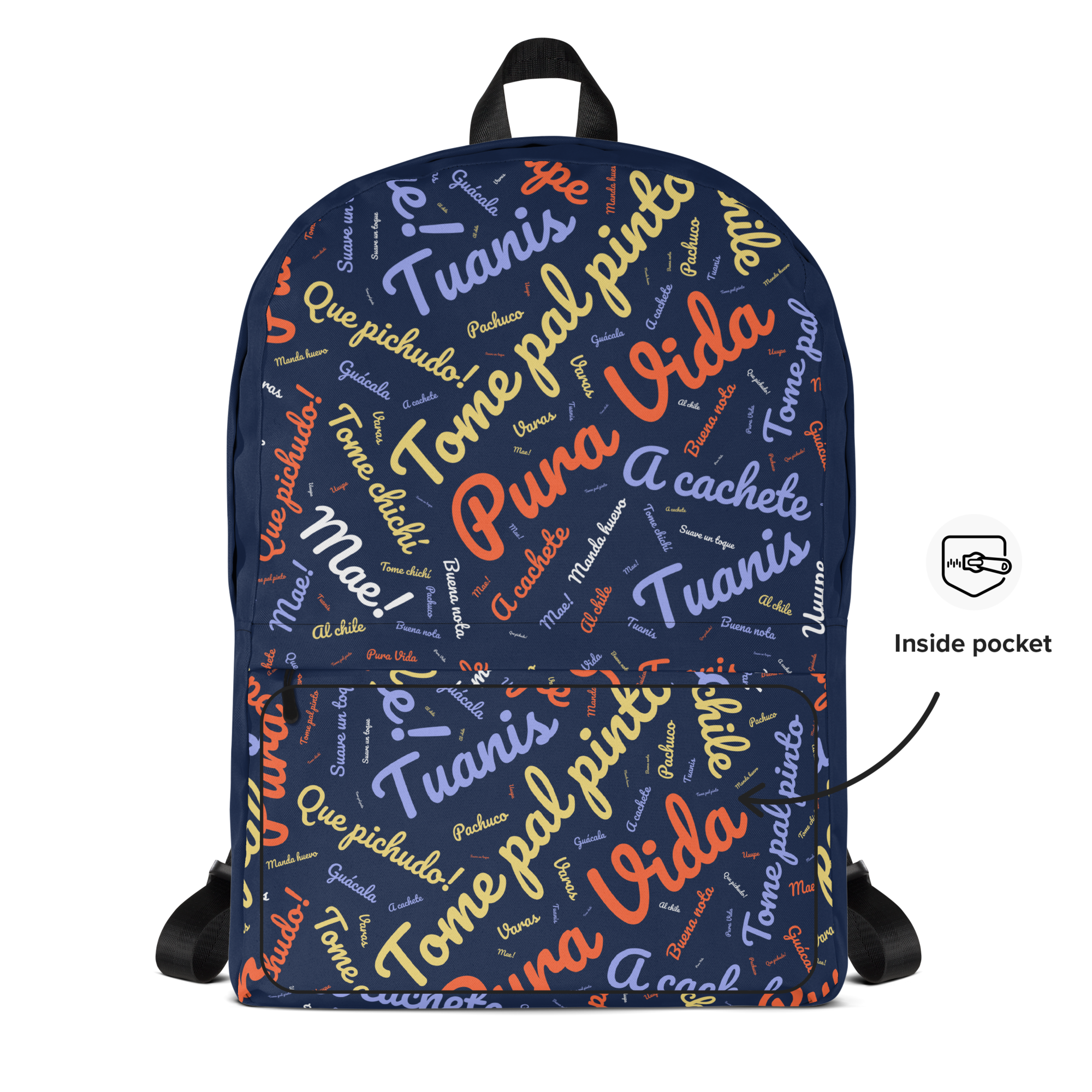 Intérieur du Sac à dos Citations Costa Rica