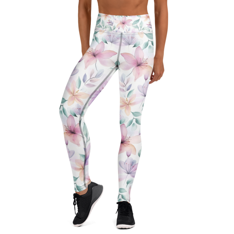 Costa rican flowers leggings