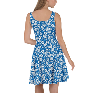 Costa Rica Flowers Dress back