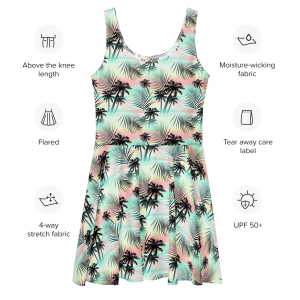 Beach Palms Costa Rica Dress specs